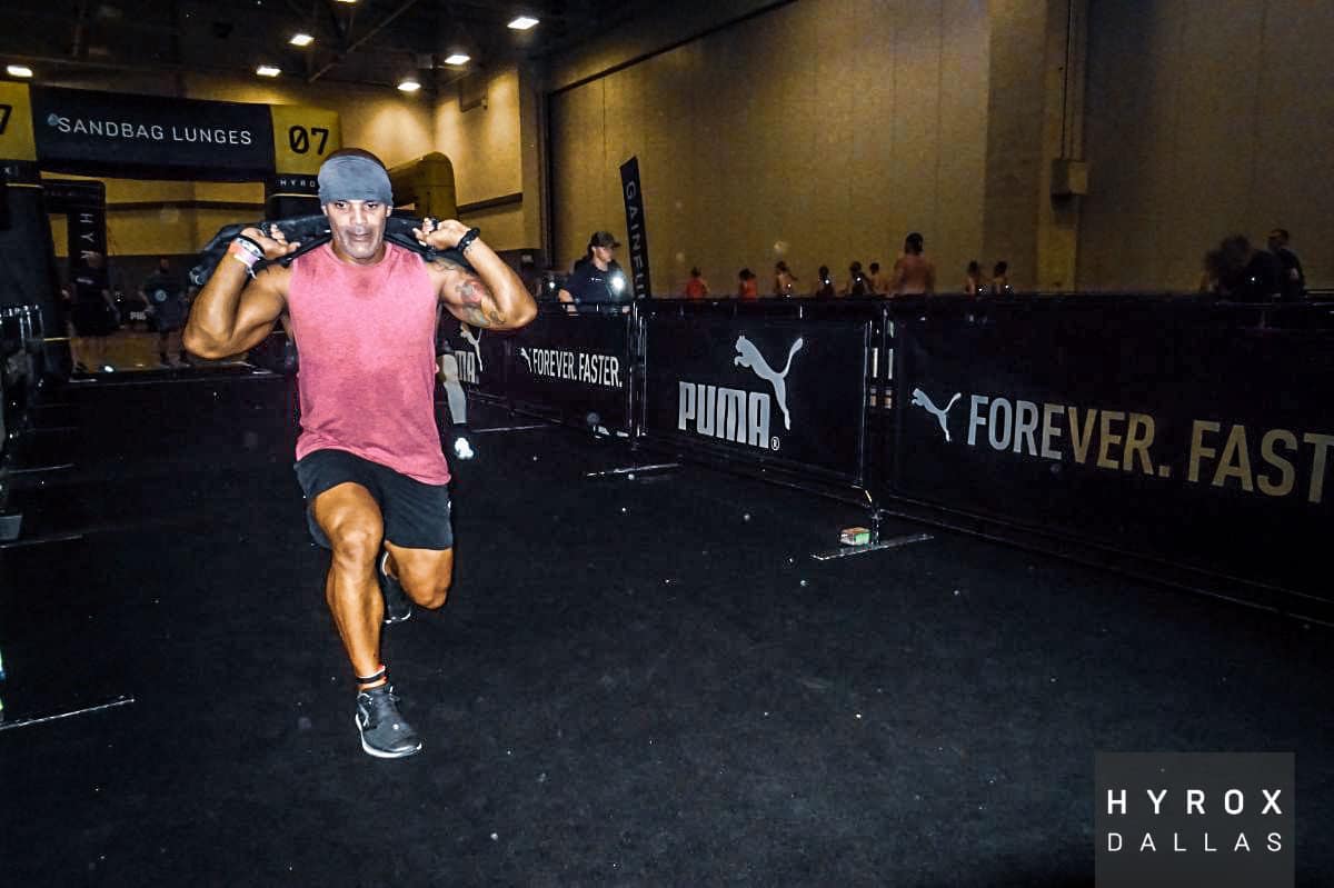 Hyrox Race- Walking Lunges